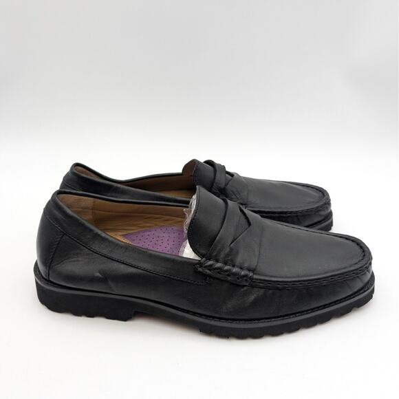 Robert Zur Dillon Penny Loafer Shoes Men\'s Leather Black Size US9M EU42 main image 9